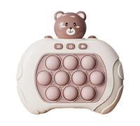 ( A# Bear (English version)) Early education game console Pop it Fidget toy fast push game decompression