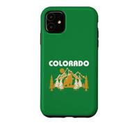 A Bear In Rocky Mountains Colorado Vintage Outdoors Hiking Case for iPhone 11