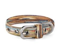 A Bear on The Beach Pet Collar, Adjustable Dog Collars with Buckle Stainless Steel D-Ring, Comfortable Collar for Small Medium Dogs and Cats