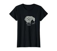 A Bear One with Nature Value Graphic T-Shirt, Women, Black, L