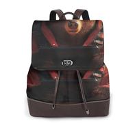 A bear working in clothes Ladies Travel Fashion Back Pack,Casual backpack,Print Women's leather backpack for Work