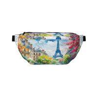 A Beautiful Beach Fanny Pack for Women Man,Midday Sun Blue Sea Waist Belt Bag Crossbody for Sports Travel Hiking Running Jogging