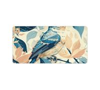 A Beautiful Bird Desk Pad Protector Large Waterproof Desk Mat Blotter Non-Slip Rubber Base Multifunctional Mouse Keyboard Gaming Pad Big Computer Mat for Home Office