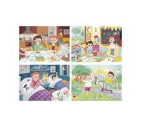 A Beautiful Day puzzle 2x20pcs 2x60pcs