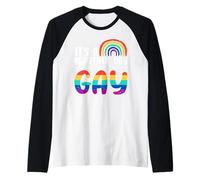 A Beautiful Day to Be A Gay LGBTQI Ally LGBT Pride Month Raglan Baseball Tee