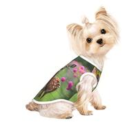 A beautiful deer Pet Breathable Sleeveless T-shirt L for Small Dogs and Cats, Soft, Comfortable, Stylish