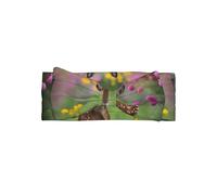 A beautiful deerPrinted Baby Girl Headbandâ€“Soft and Elastic Nylon Hairband with Adorable Bow, Perfect for Infants