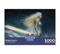 A Beautiful Elven Knight-medieval Armor Jigsaw Puzzle Waterproof 1000 Piece for Adults Gifts Fun Home Decoration