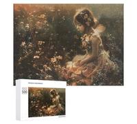 A Beautiful Fairy Jigsaw Puzzle Challenging Fun Puzzle Wooden Jigsaw Puzzles for Adults Families 500 PCS