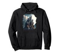 A beautiful fairy tale castle fantasy world Pullover Hoodie