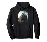 A beautiful fairy tale castle fantasy world Pullover Hoodie