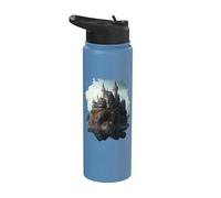 A Beautiful Fairy Tale Castle Fantasy World Stainless Steel Insulated Water Bottle