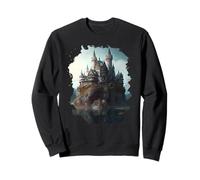 A beautiful fairy tale castle fantasy world Sweatshirt
