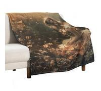 A Beautiful Fairy Throw Blanket Super Lightweight Breathable Blanket Soft Cozy Flannel Throw Blankets for Couch, Sofa, Chair, Bed, Camping, Picnic, Travel Bed Blankets All Season Use 40"x50"