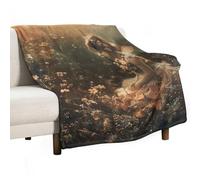 A Beautiful Fairy Throw Blanket Super Lightweight Breathable Blanket Soft Cozy Flannel Throw Blankets for Couch, Sofa, Chair, Bed, Camping, Picnic, Travel Bed Blankets All Season Use 50"x60"