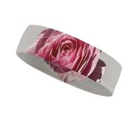A Beautiful Flower Headbands for Women & Men Sports Headband, Fits All Head Sizes, Ultra Absorbent & Non-Slip Sweatband for Running, Yoga, Gym