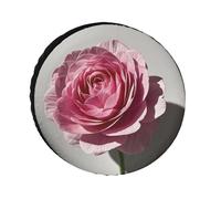 A Beautiful Flower Spare Tire Cover, 26inch Oxford Wheel Protector Travel Accessories, Waterproof Dustproof Wheel Tire Covers for RV Jeep SUV Camper Truck