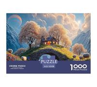 A Beautiful Landscape 1000 Piece Eco-friendly Paper Jigsaw Puzzles Mountain Valley Vibrant Imagery Family Game Jigsaws As Home Decoration52x38cm/1000pcs
