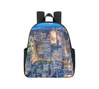 A Beautiful Sunset in The City Bookbags 12.40x5.12x14.17inch Backpack for School Multipurpose Casual Backpacking Business Travel School,Office
