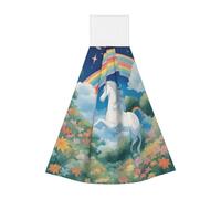 a beautiful unicorns Coral Velvet Hand Wipes - Absorbent Cleaning Cloths for Kitchen, Bathroom, Car, Camping - Home Use