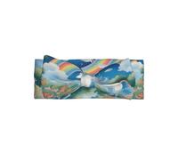 a beautiful unicorns Printed Baby Headband, Soft and Breathable Bow Hair Accessory - Suitable for newborns 0-6 months old