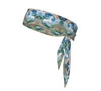 a beautiful unicorns Printed Sports Headband, Unisex, Suitable for Running and Fitness, Breathable, Quick-Drying, and Comfortable.
