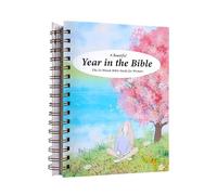 A Beautiful Year in the Bible for Women (Spiral Bound) The 52-Week Bible Study For Women Christian Studying Bible Religious Manual Notebook Strengthening Faith and Love for Adults