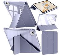 A-BEAUTY Case Compatible with Honor Pad X9a/X9 Pro 11.5 Inch 2025 with Pen Holder, Shockproof Clear Back Cover, 6-in-1 Y-Shaped Trifold Stand, Lavender