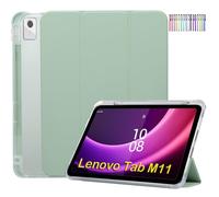 A-BEAUTY Case Compatible with Lenovo Tab M11 Tablet 11" 2024 + 1 Pc Stylus Pen, with Pen Holder, Auto Wake/Sleep, Cover for Lenovo M11, Matcha Green