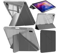 A-BEAUTY Case Compatible with Xiaomi Redmi Pad 2 11 Inch 2025 with Pen Holder, Shockproof Clear Cover, 6-in-1 Y-Shaped Trifold Stand, Auto Wake/Sleep, Black