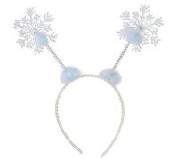 A Beistle Creation 20721 Snowflake Boppers, White/Light Blue, One size