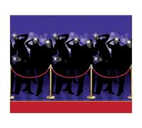 A Beistle Creation 52103 Paparazzi Backdrop, Plastic, Multicolored