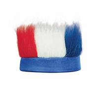 A Beistle Creation 60277-RWB Beistle Red White and Blue Patriotic Hairy Headband, Cardboard