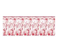 A Beistle Creation 710 Party Supplies Bloody Wall Backdrop, Plastic, Red/White