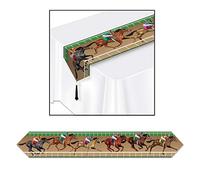 A Beistle Creation Horse Racing Table Runner (6ft) - Party Tableware