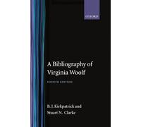 A Bibliography of Virginia Woolf (Soho Bibliographies)