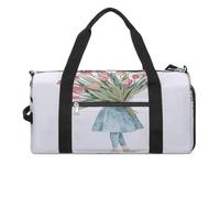 A Big Bouquet of Tulips Gym Bag for Women Men Shoe Compartment Waterproof Travel Bags Sports Duffle Bag for Sports Gyms Yoga