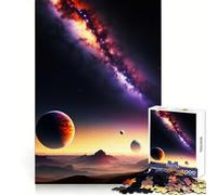 A Big Galaxy Teenager Jigsaw Puzzles 1000 Pieces Brain Think Neat Cut Real Challenge Great Gift (50x75cm)