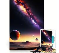A Big Galaxy Teenager Jigsaw Puzzles 1000 Pieces Brain Think Neat Cut Real Challenge Great Gift (50x75cm)
