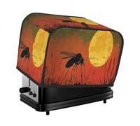 A Big Mosquito Under The Setting Sun Toaster Cover 2 Slice Kitchen Small Appliance Covers With Pockets Dust And Fingerprint Protectio