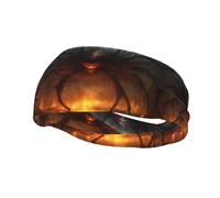 A Big Spider Sweat Headbands for Women & Men - Unique Customized Patterns, Non-Slip Wide Headband for Running, Gym, Yoga, and More - Stylish Hair Accessories