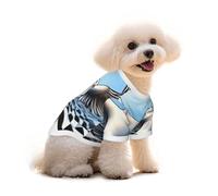 A Bird with Surrealistic Chessboard Background Dog T-Shirt Clothes Apparel Puppy Vest Pet and Elastic Tank Top Clothing, Dogs Cats Pullovers Cute Breathable Soft Large