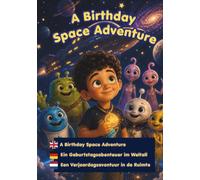 A Birthday Space Adventure: English German Dutch story book