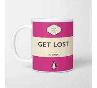A Bit of Banter Get Lost in Books Penguin Book Cover Mug, Literary Classics, Book Lover Gift