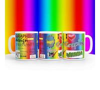 A Bit of Banter Graphic Design is My Passion Mug Thank You Gift, Graphic Designer New Job Cup