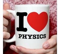 A Bit of Banter I Love Physics Mug, Novelty Funny Thank You Gift, Birthday Cup