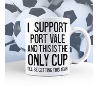 A Bit of Banter I Support Port Vale Mug This is The Only Cup I'll be Getting This Year, Rival Team Joke