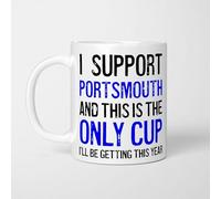 A Bit of Banter I Support Portsmouth Mug This is The Only Cup I'll be Getting This Year, Rival Team Joke
