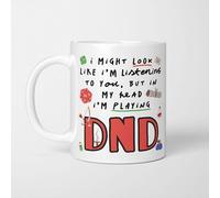 A Bit of Banter I'm Playing Dungeons & Dragons Mug, RPG DND Master Critical Gift