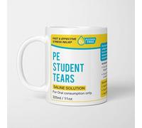 A Bit of Banter PE Student Tears Mug, Funny Teacher Gift, School Leaver Cup